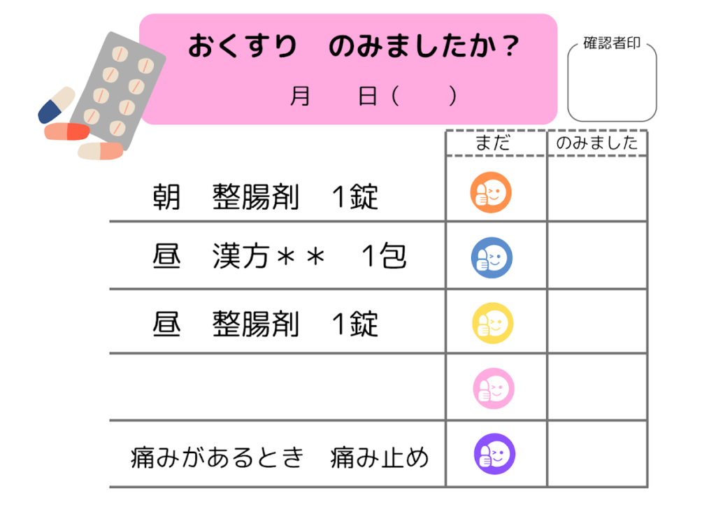 薬確認票