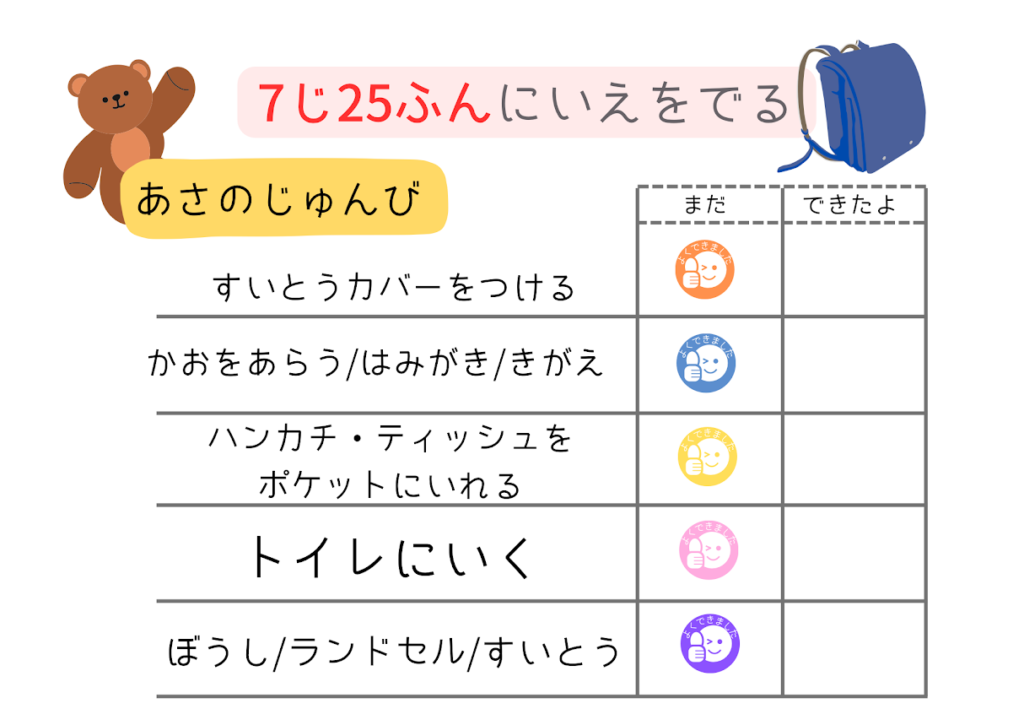 お仕度ボード