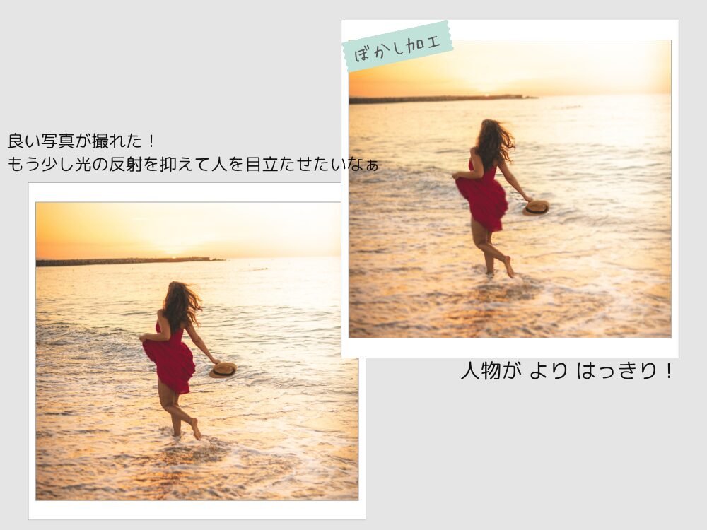 ぼかし加工