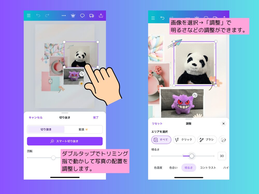 写真を入れる