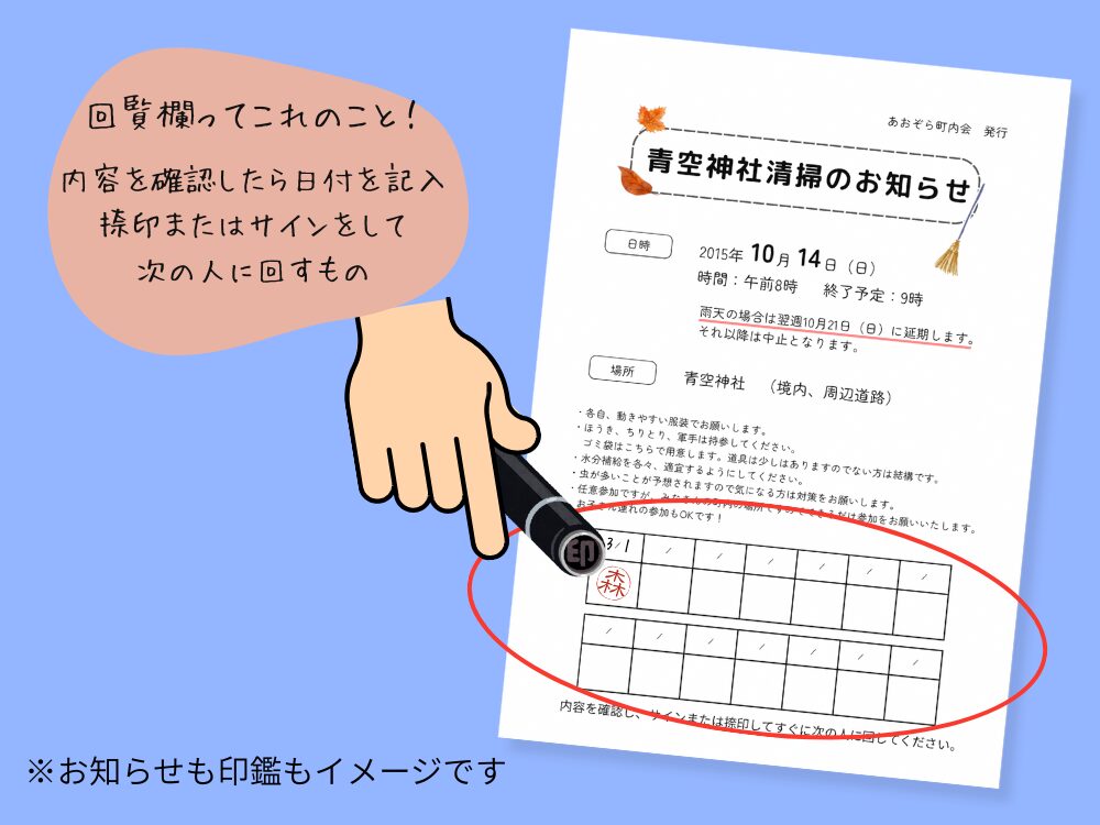 Canvaで作る回覧欄 サンプル