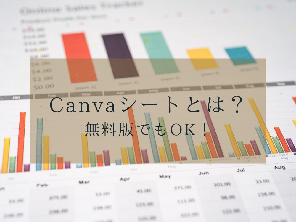 Canvaシートとは？
